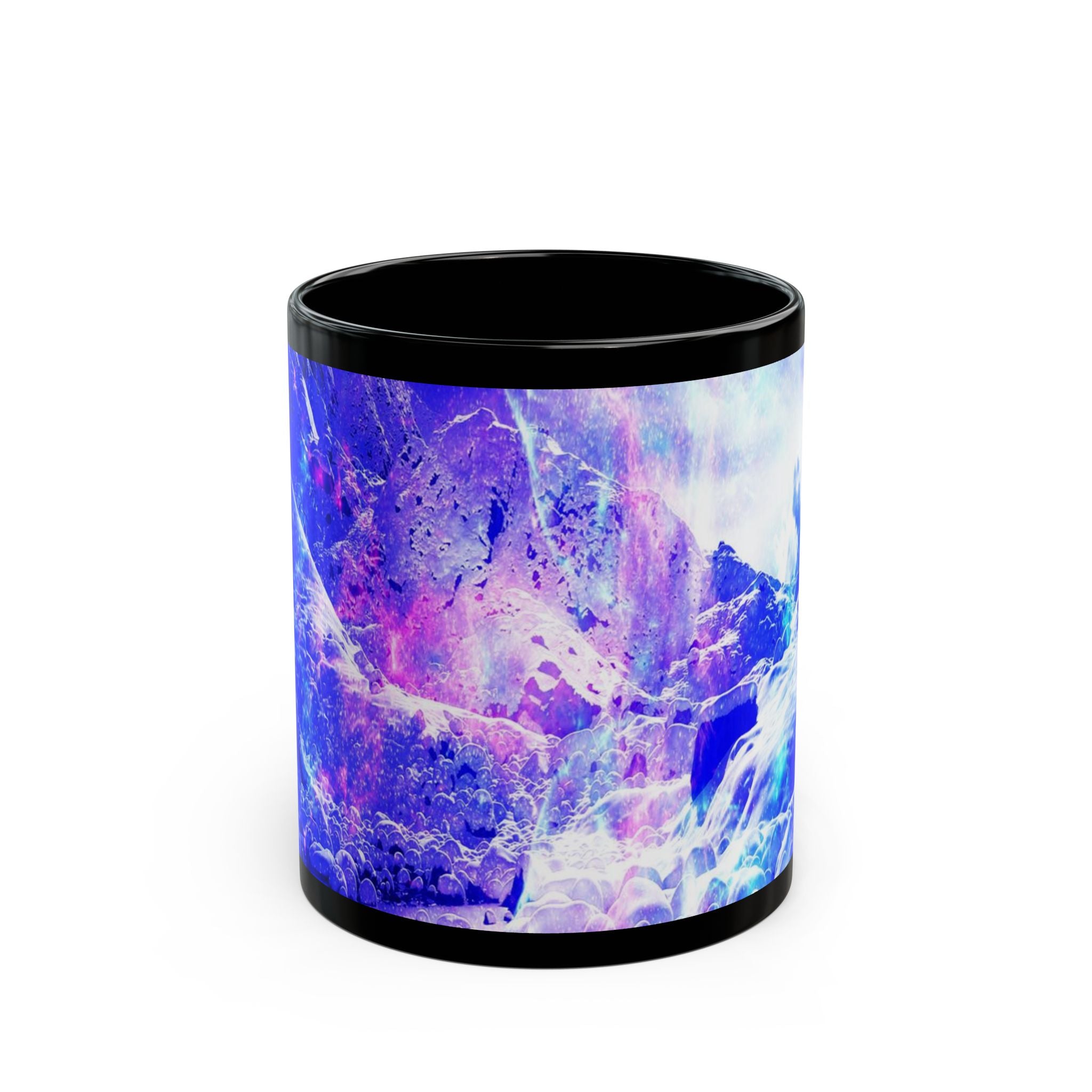 Amethyst Yule Night Dreams Black Mug