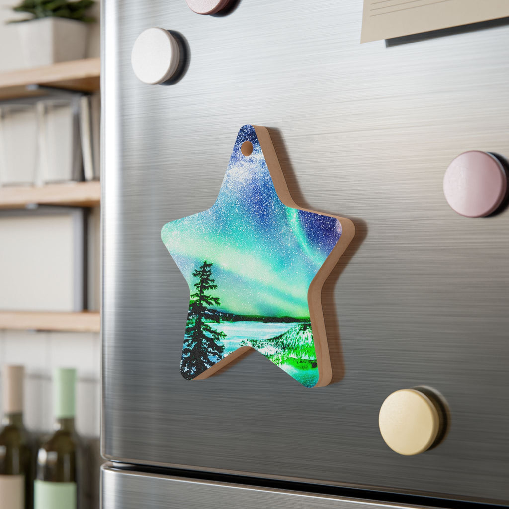 Katerina's Noel Yule Night Dreams Wooden Ornaments