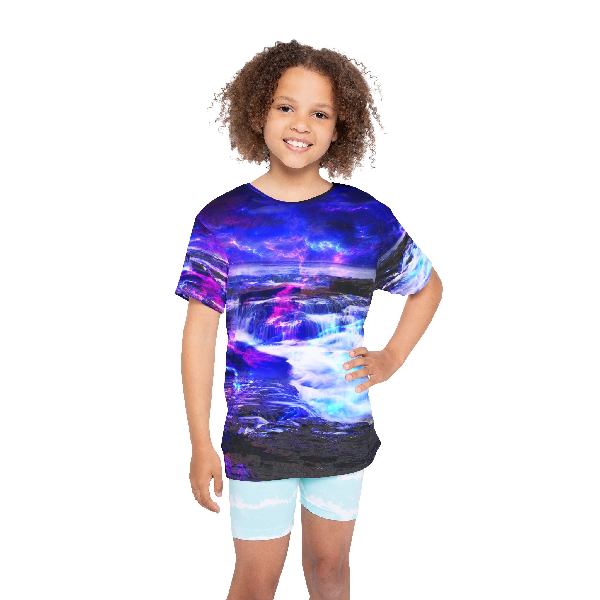 Amethyst Magickal Sea Dreams Kids Sports Jersey