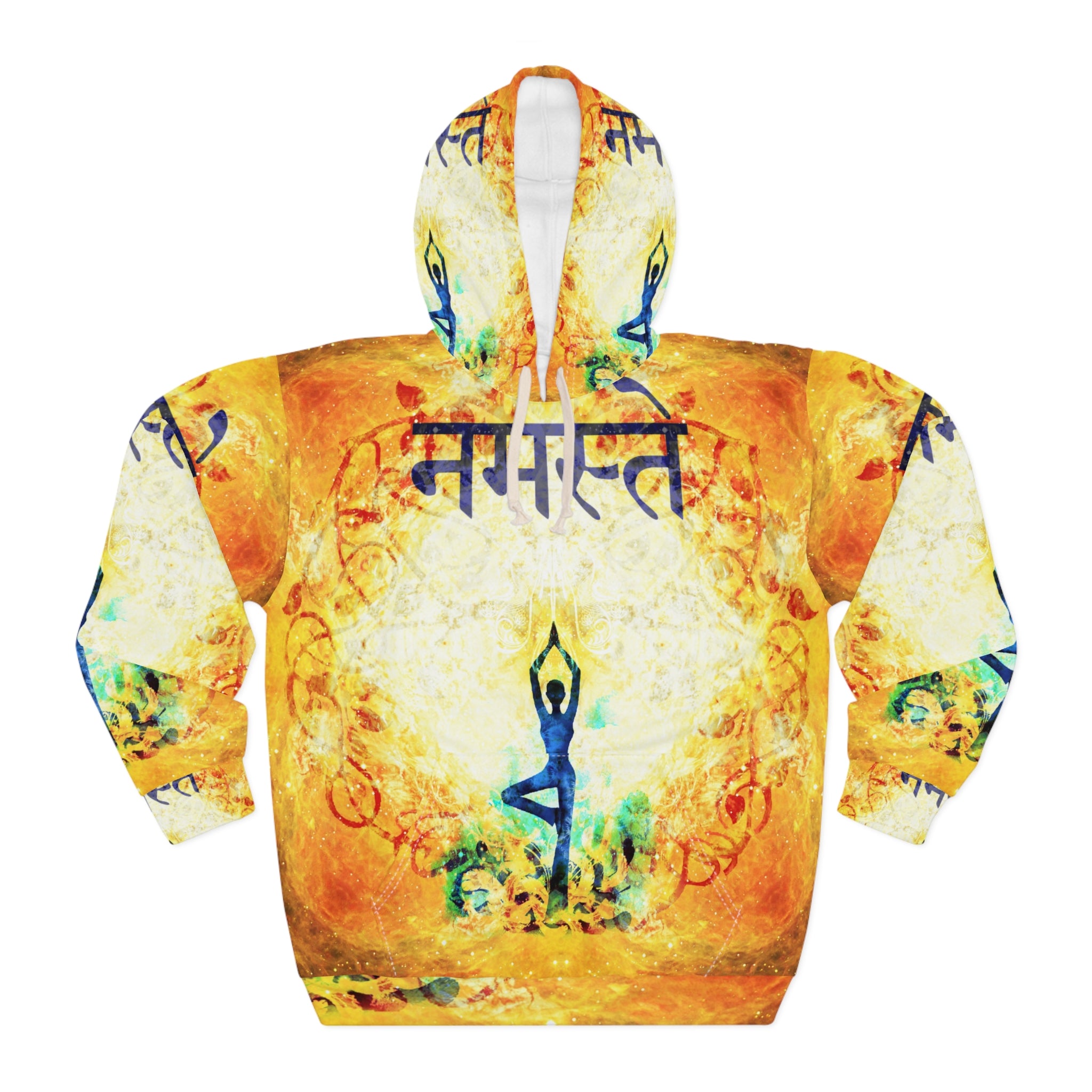 Katerina's Golden Namaste Meditations Unisex Pullover Hoodie