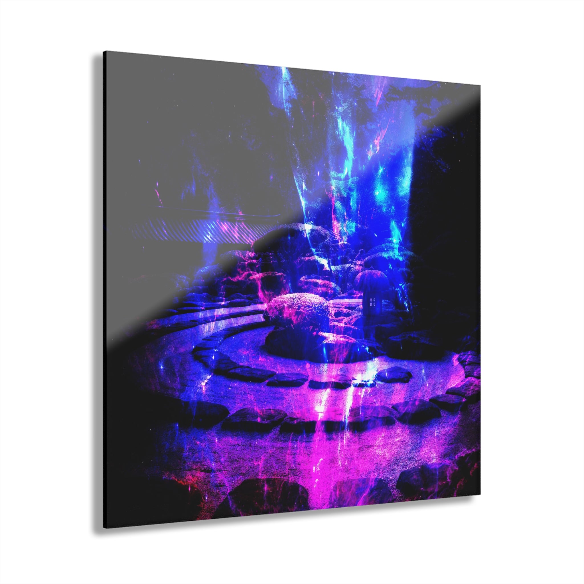 Amethyst Tranquil Garden Dreams Acrylic Prints (French Cleat Hanging)