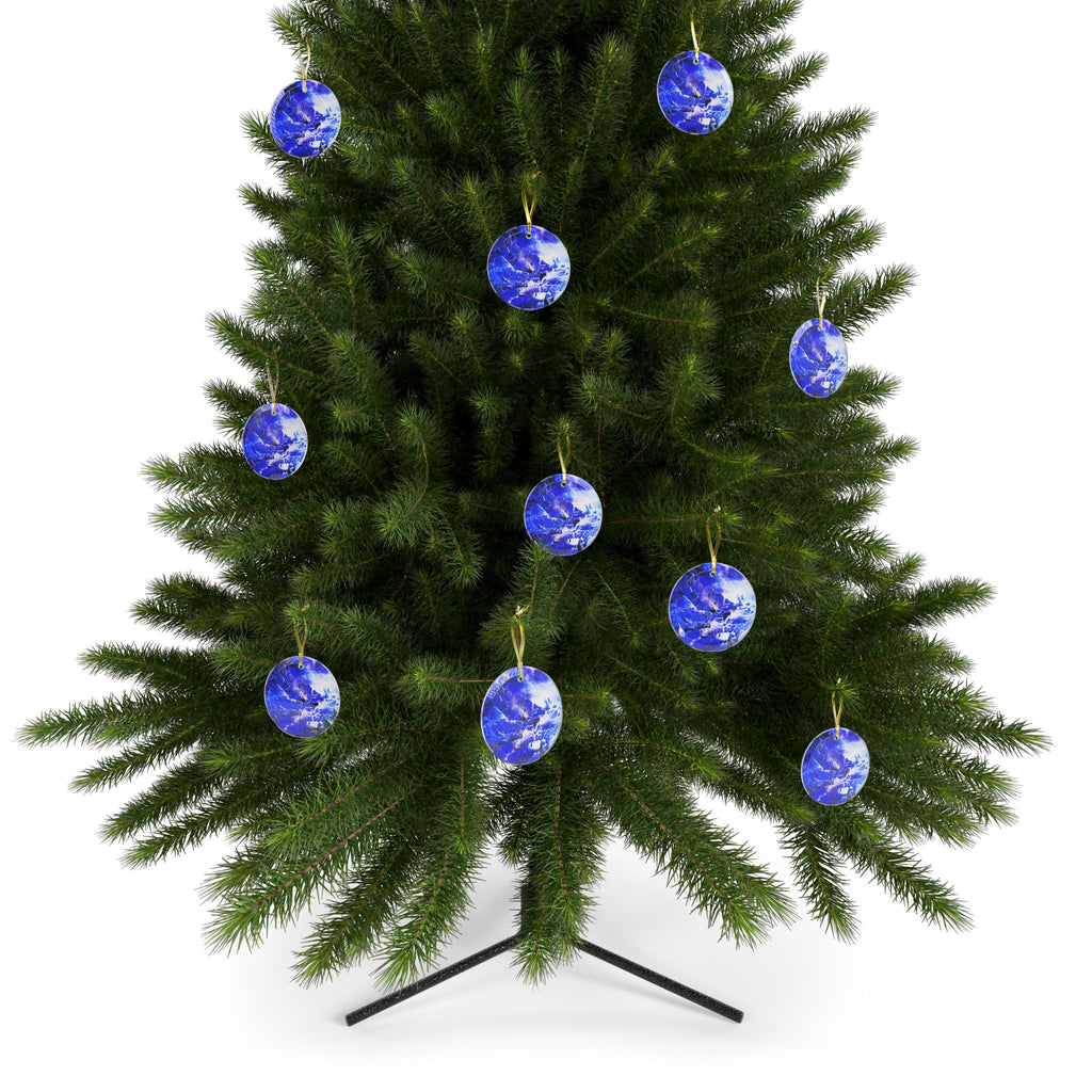Yule Night Dreams Glass Ornaments