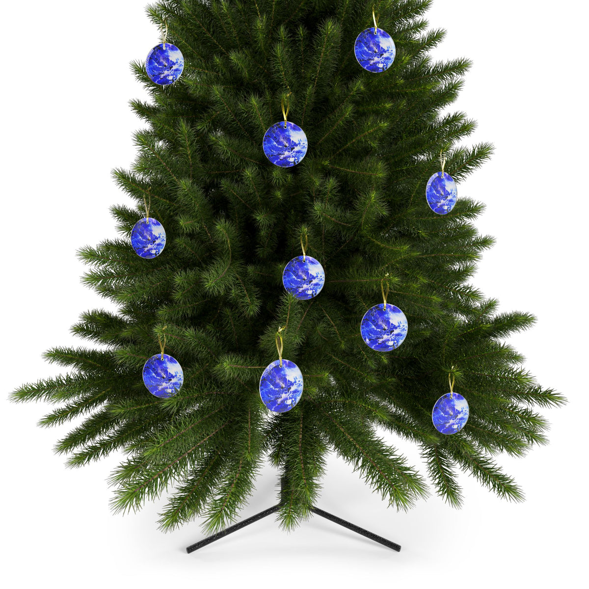 Yule Night Dreams Glass Ornaments