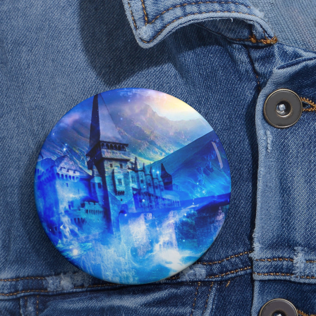 Castle of Glass Dreams Pin Button