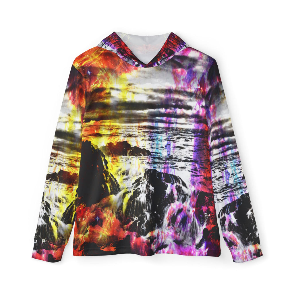 Rise Again Cosmic Falls Dreams Men's Sports Warmup Hoodie