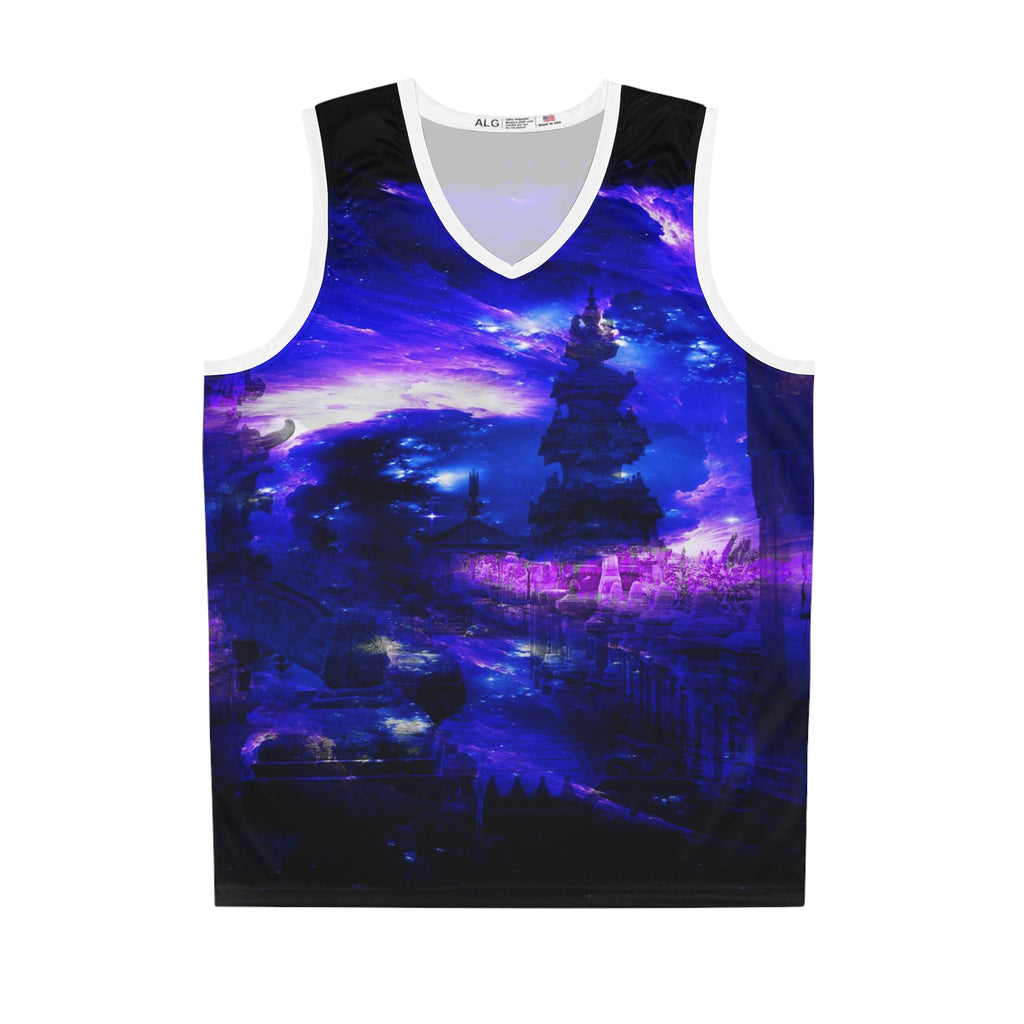 Amethyst Sapphire Balinese Dreams Basketball Jersey