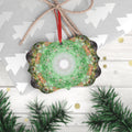 Angelo's Yuletide Angel Voices Desires Metal Plaque Ornament