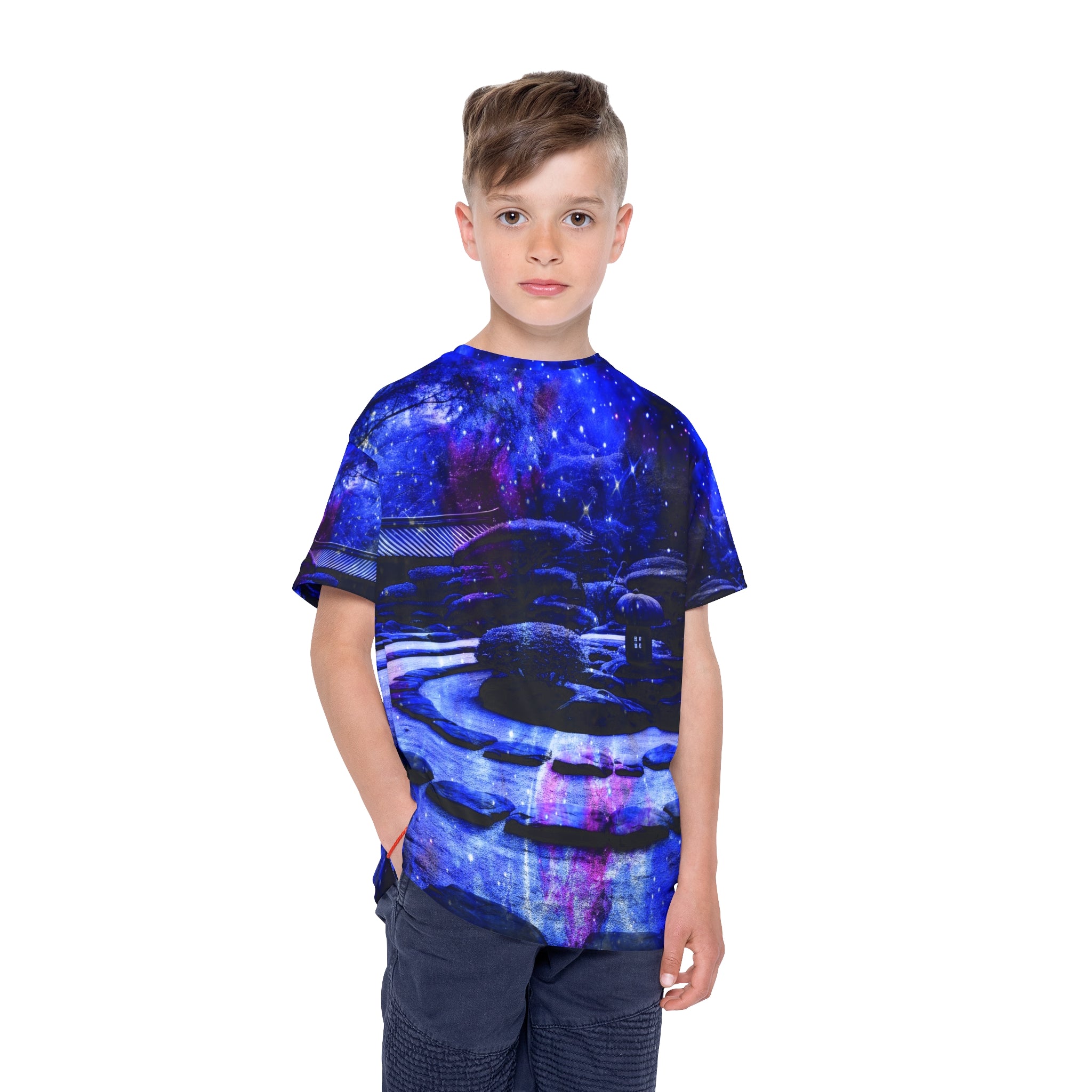 Lover's Tranquil Garden Dreams Kids Sports Jersey