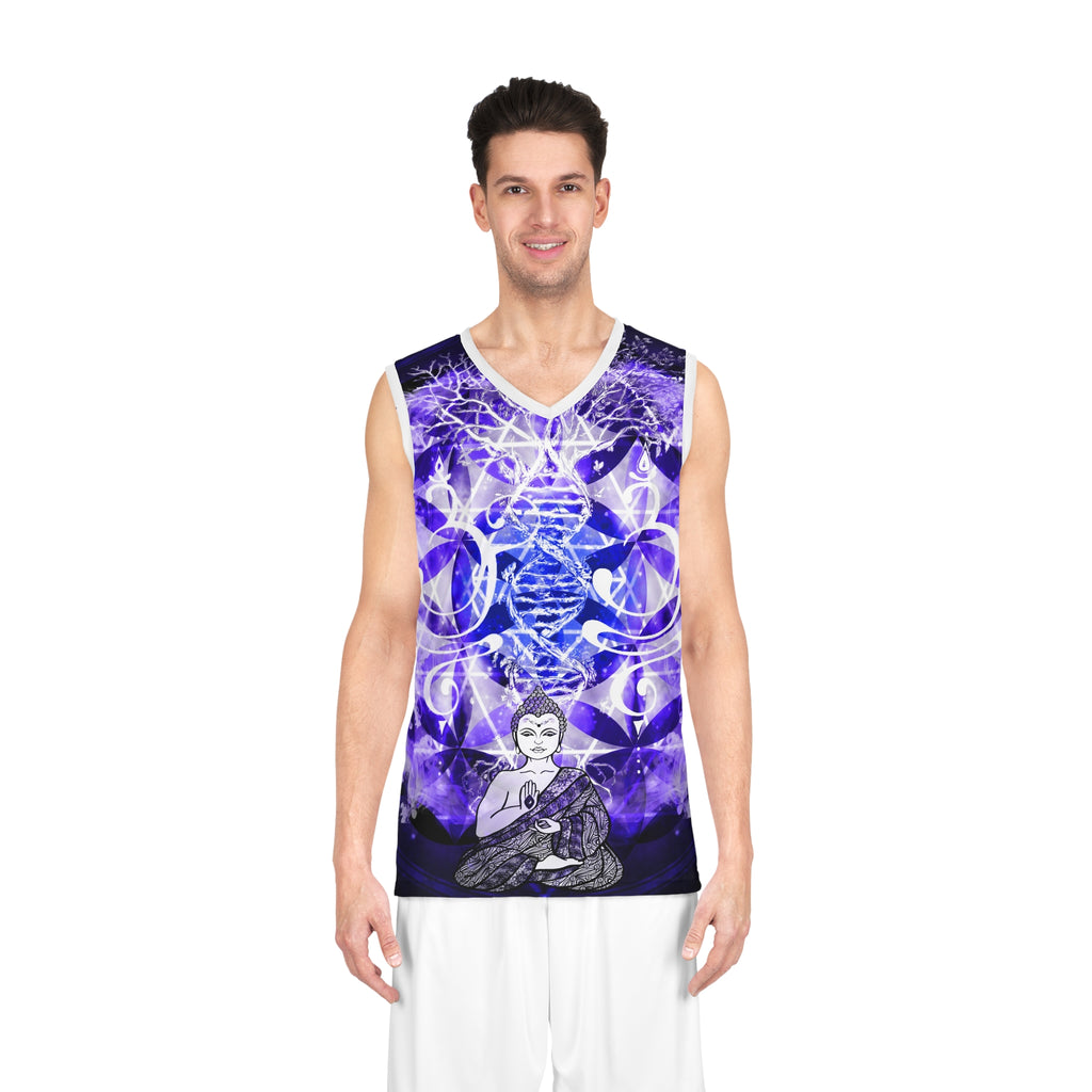 Katerina's We Will Go Home Buddha Meditations Basketball Jersey
