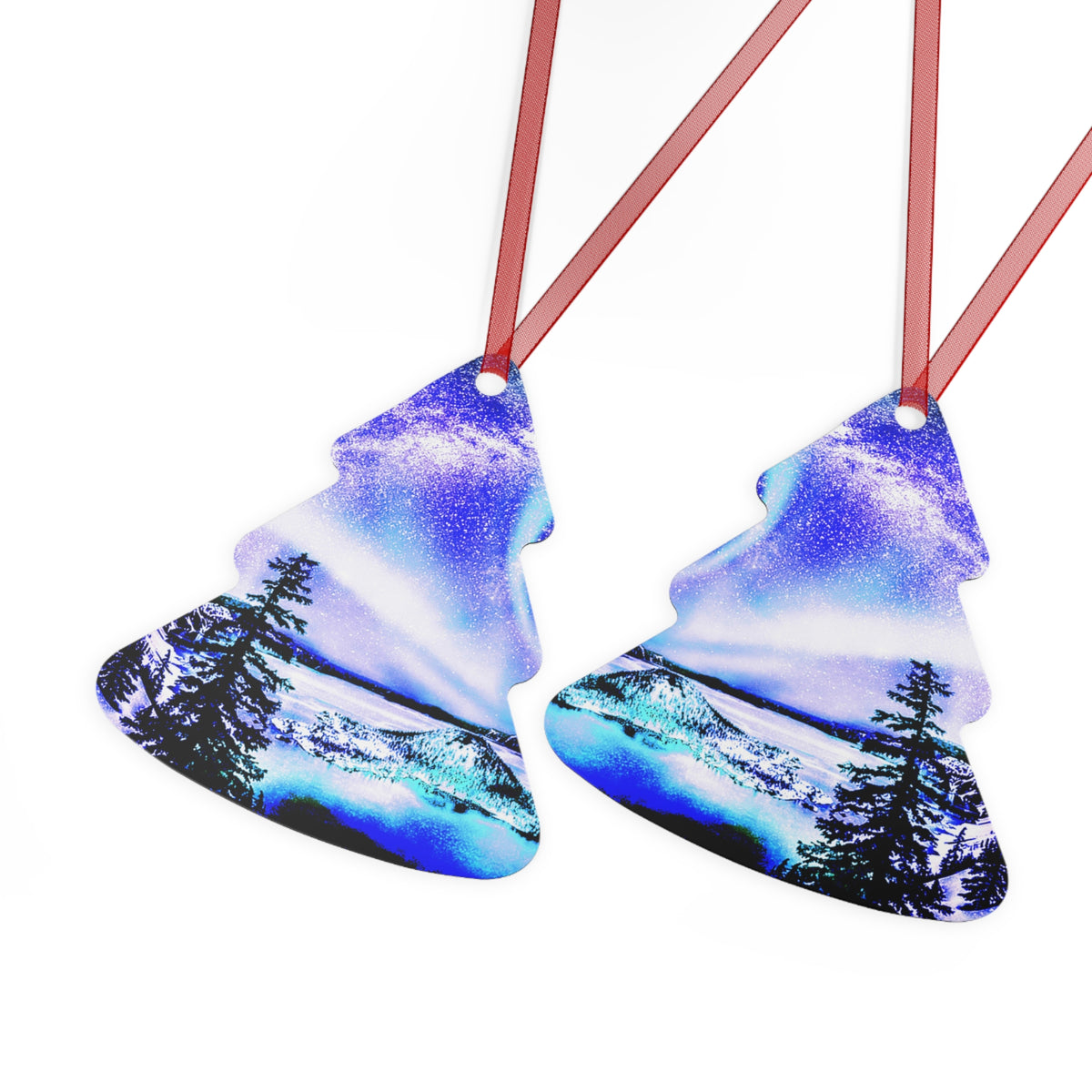 Katerina's Lolite Noel Yule Night Dreams Metal Ornaments