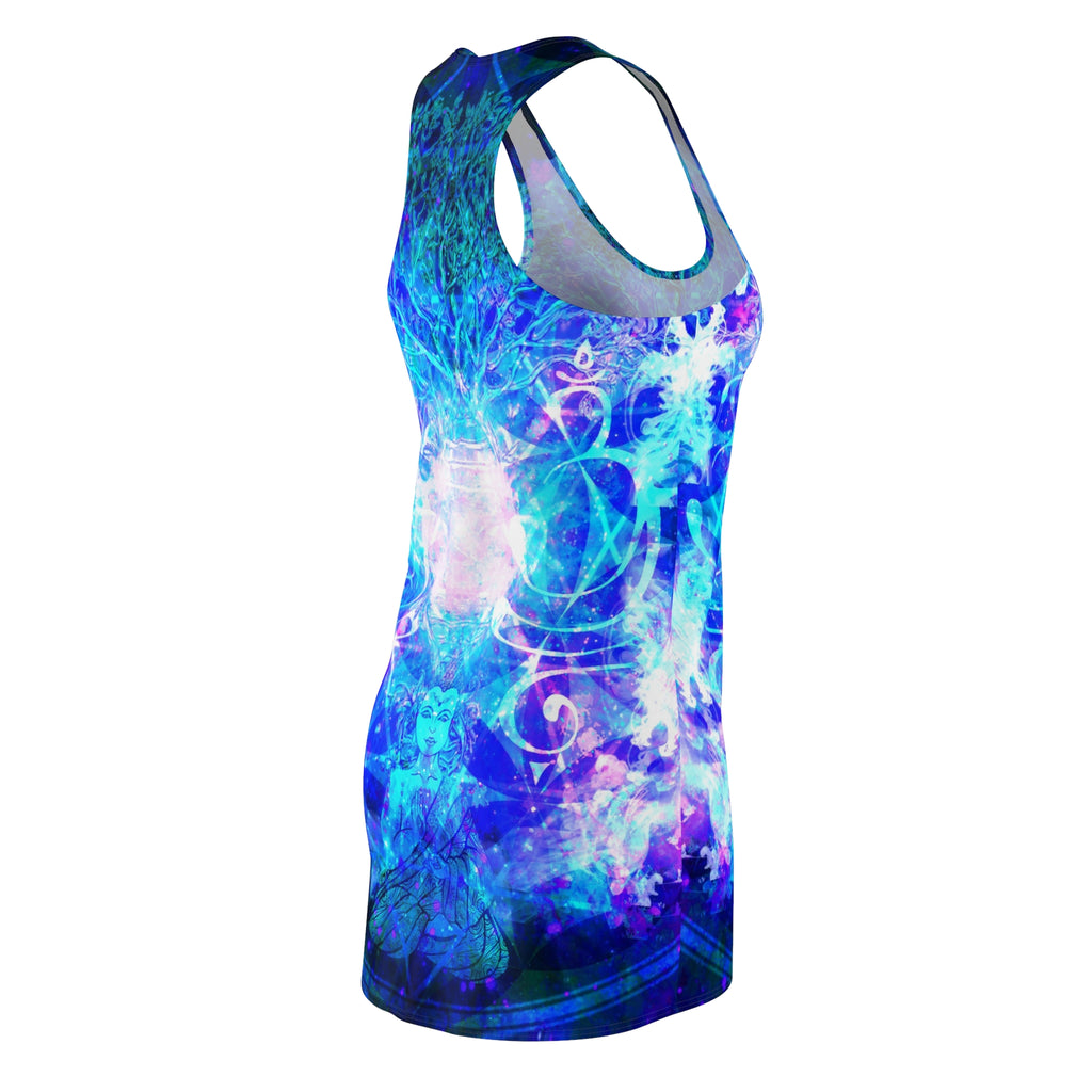 Amen Jin's Memories of Yesterday Buddha Meditations Women's Racerback Dress