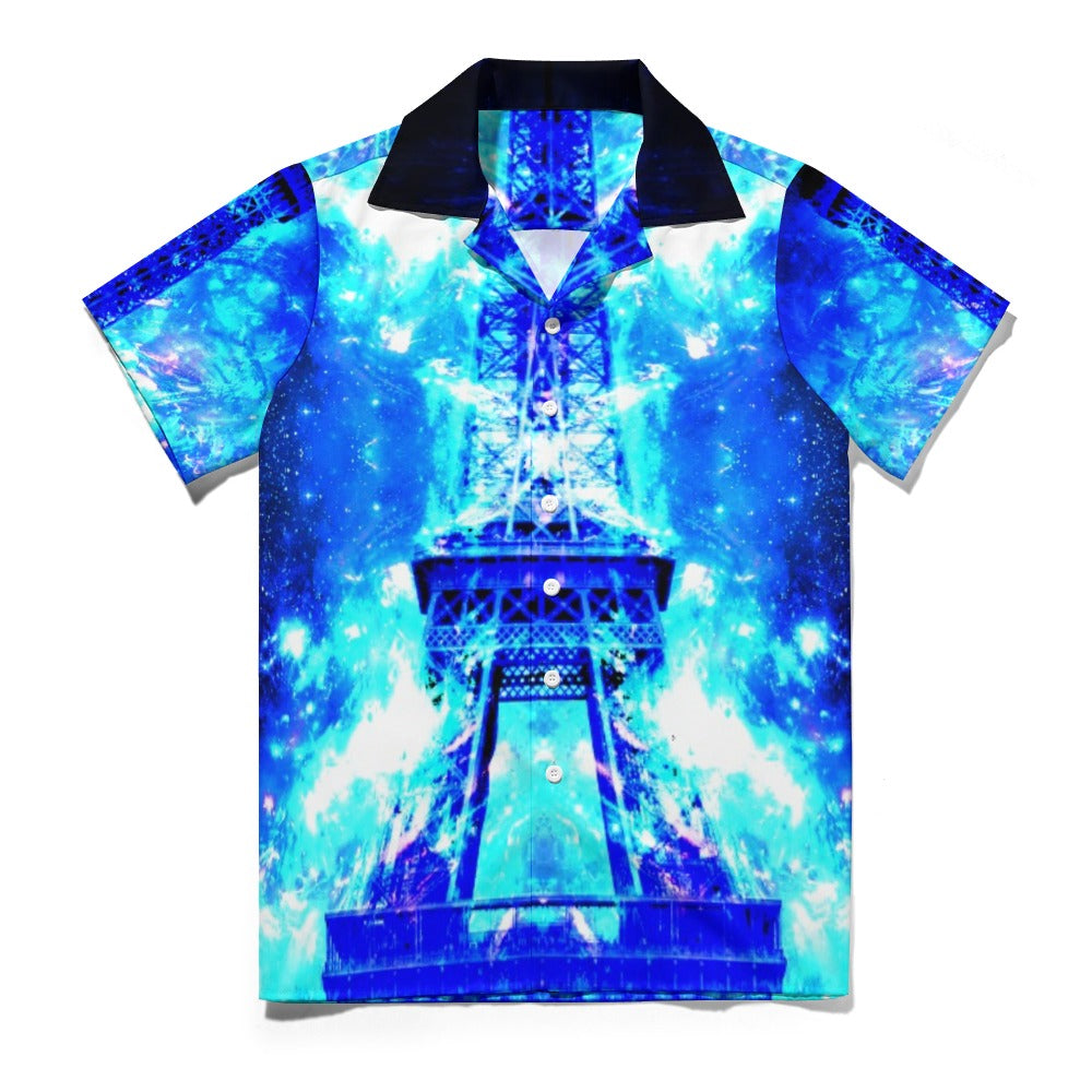 Amen Jin's Desires Parisian Dreams Cuban collar shirt