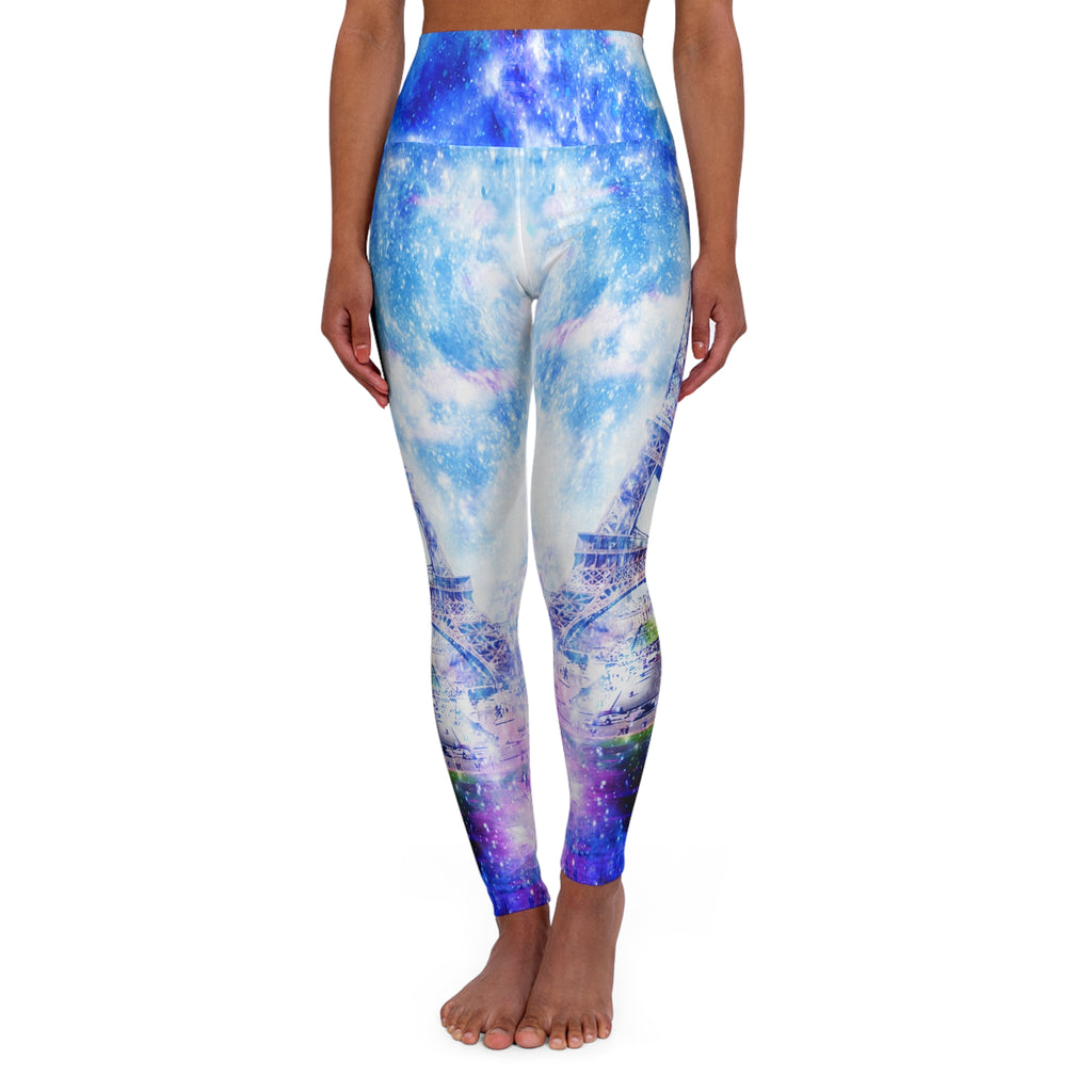 Rainbow Universe Parisian Dreams High Waisted Yoga Leggings