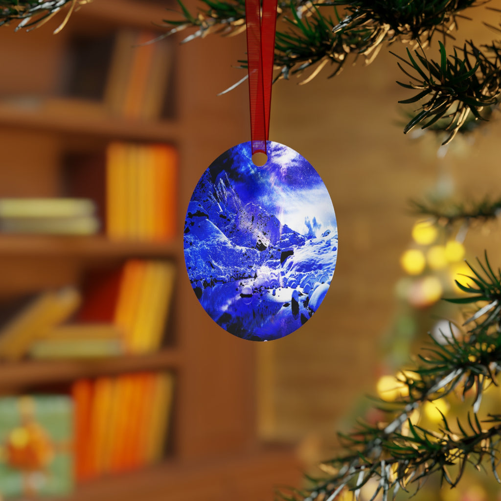 Yule Night Dreams Metal Ornaments