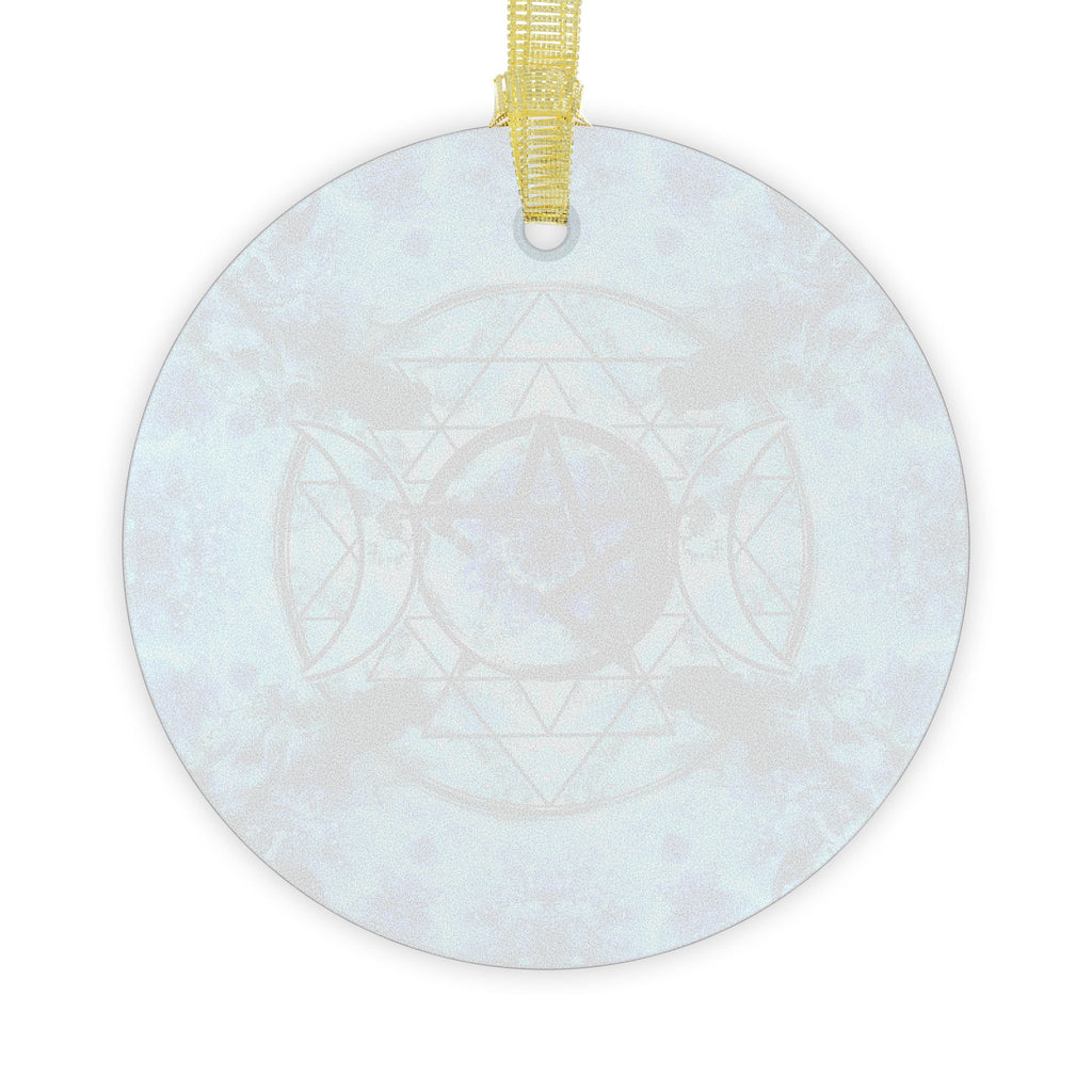 Amen Jin's all the White Horses Triple Goddess Meditations Glass Ornaments