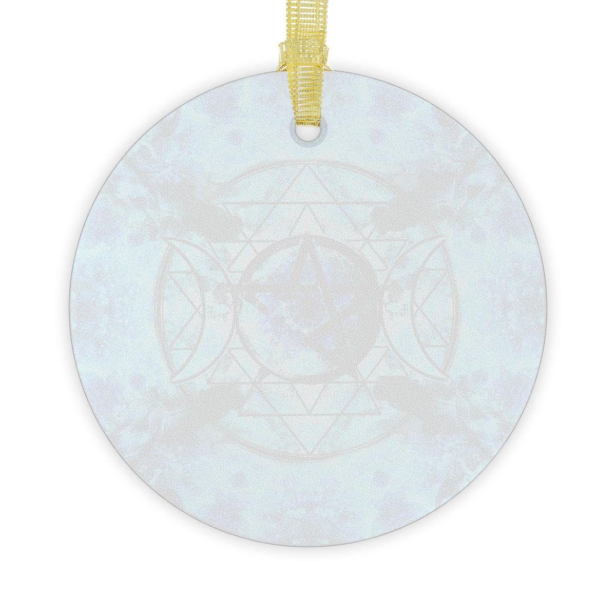 Amen Jin's all the White Horses Triple Goddess Meditations Glass Ornaments