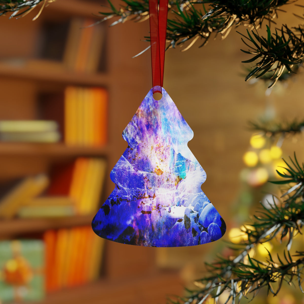 Breathe Again Yule Night Dreams Metal Ornaments
