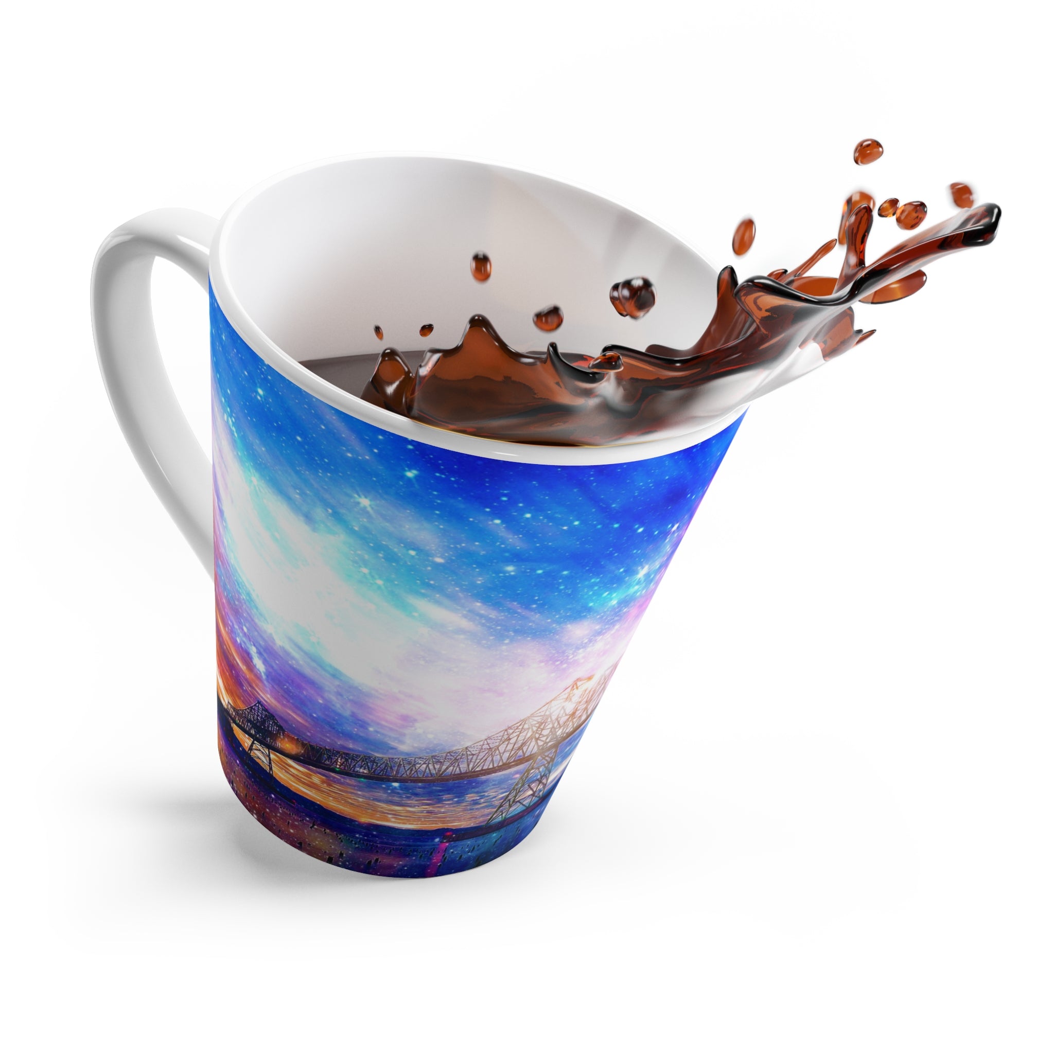 When I Look to the Sky Dreams Latte Mug