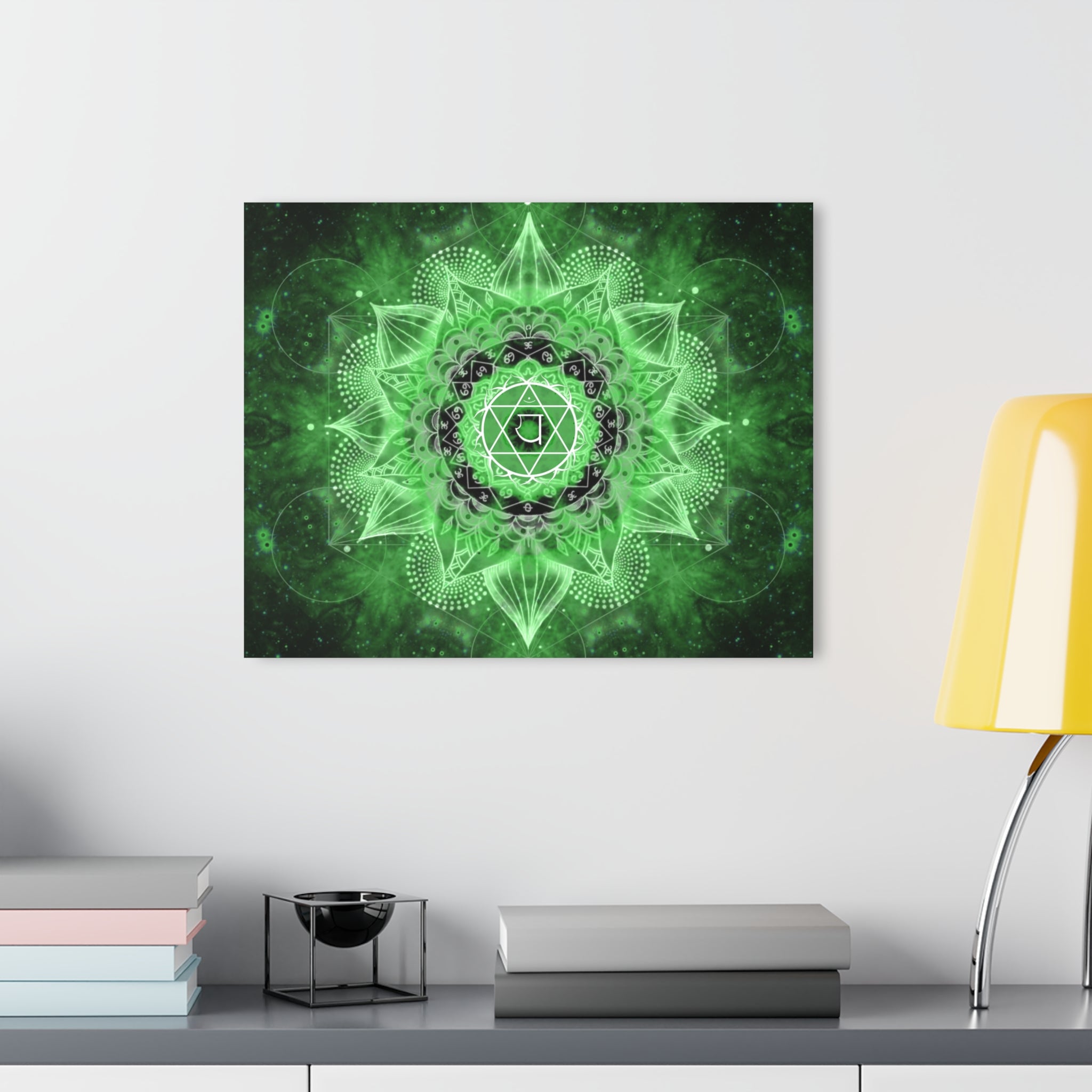 Anahata Meditations Acrylic Print (French Cleat Hanging)