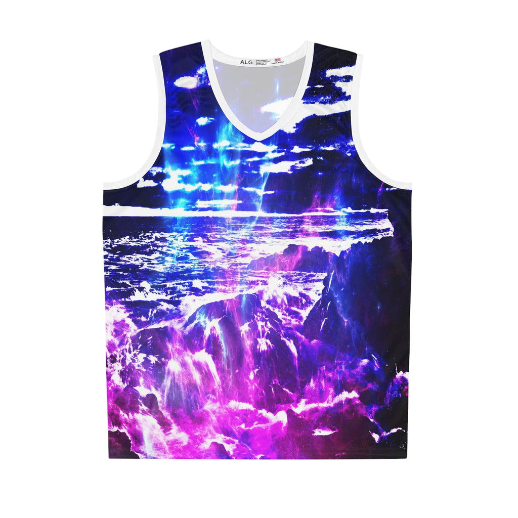 Amethyst Cosmic Falls Dreams Basketball Jersey