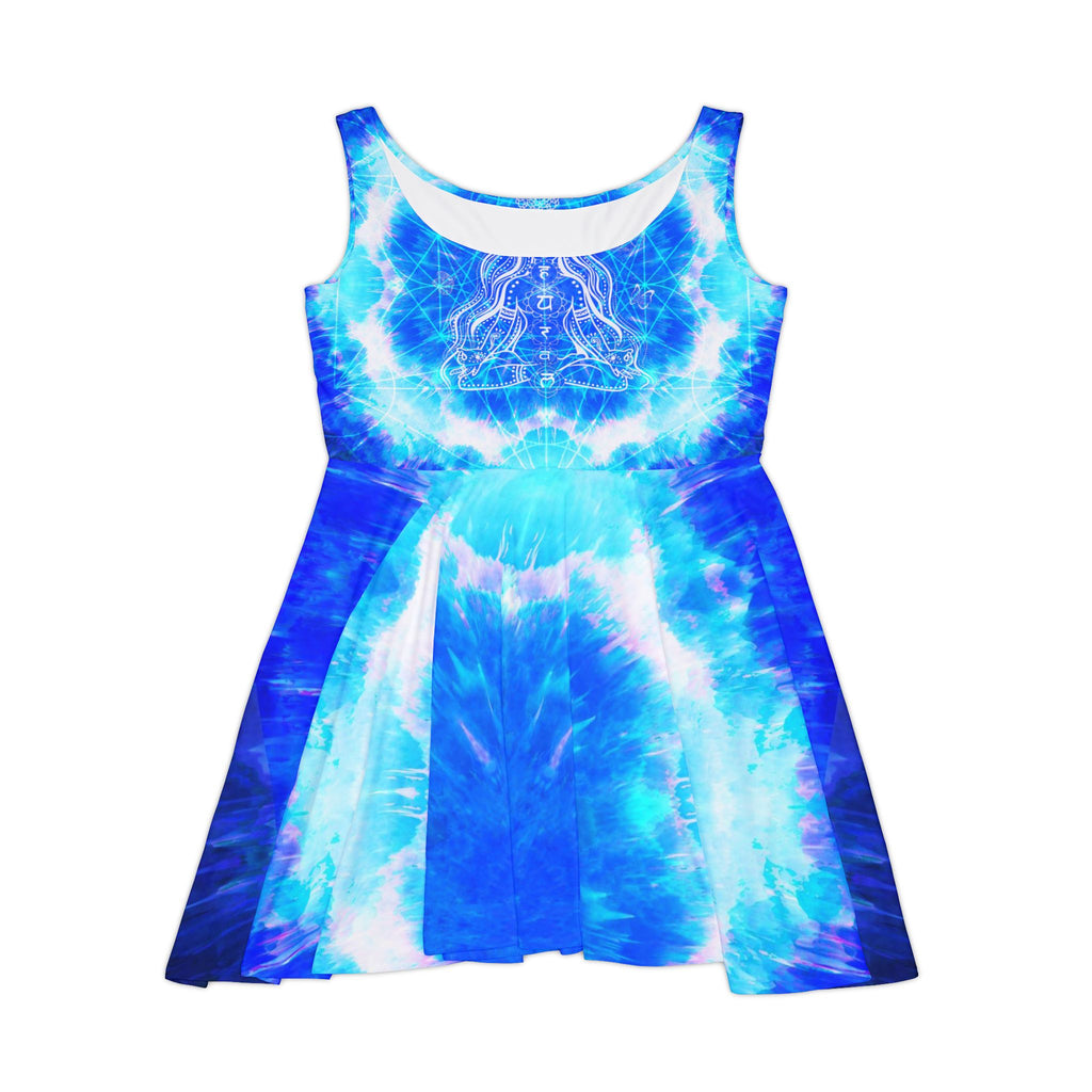 Amen Jin's Blue Sun Cosmic Meditations Women's Skater Dress