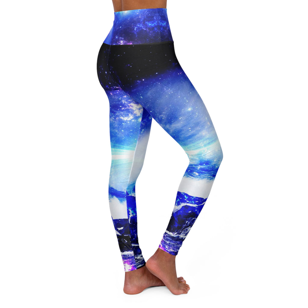 Iridescent Serenity Bay Dreams High Waisted Yoga Leggings