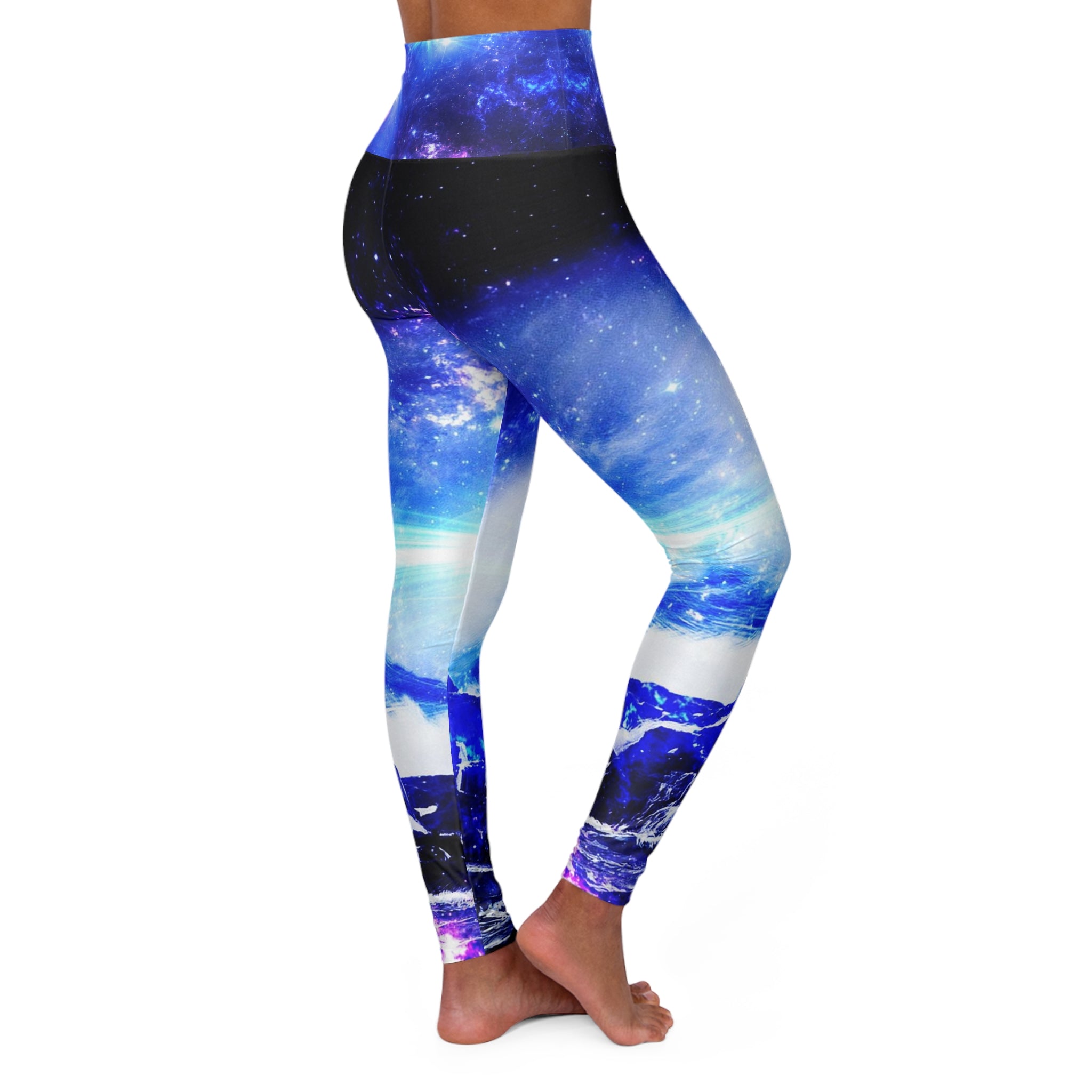 Iridescent Serenity Bay Dreams High Waisted Yoga Leggings
