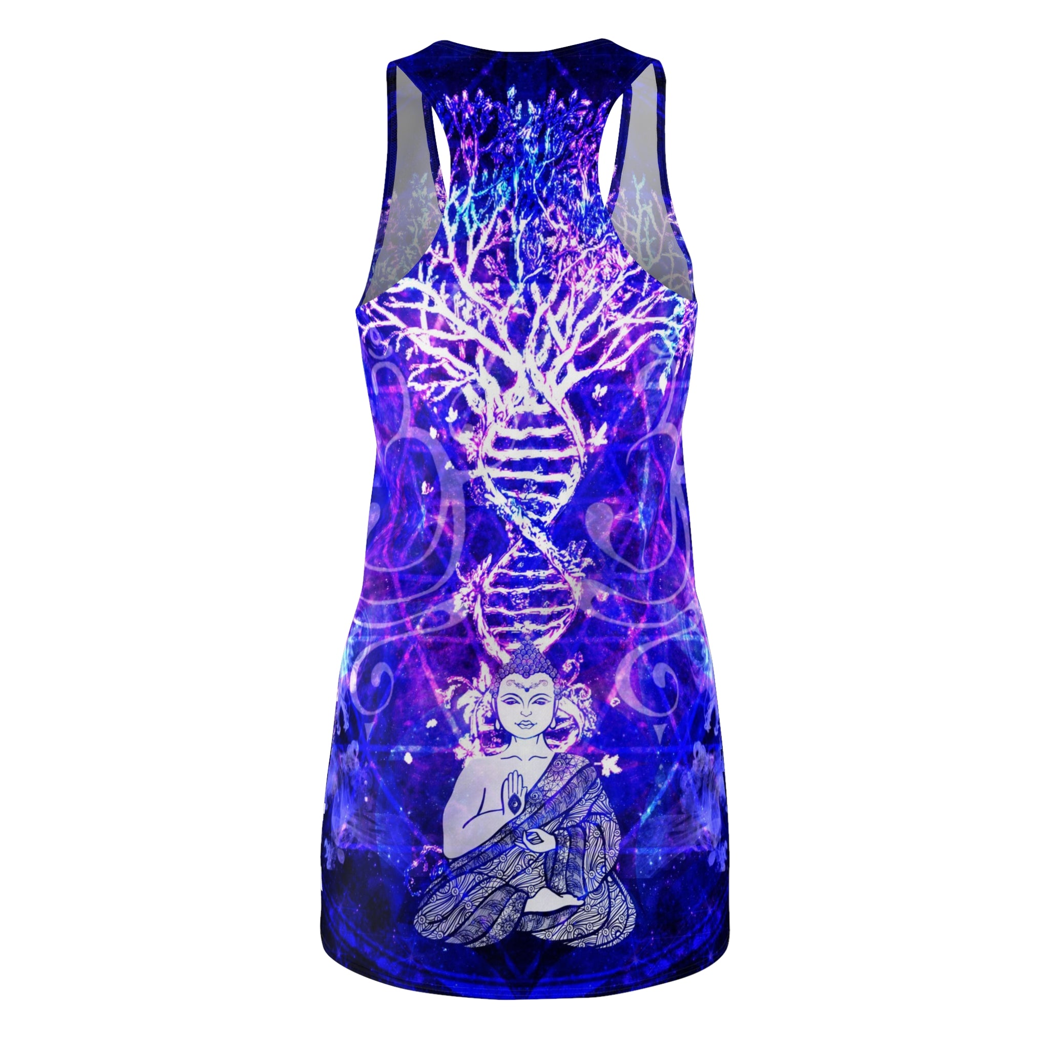 Katerina's Dragon's Eye Buddha Meditations Women's Racerback Dress