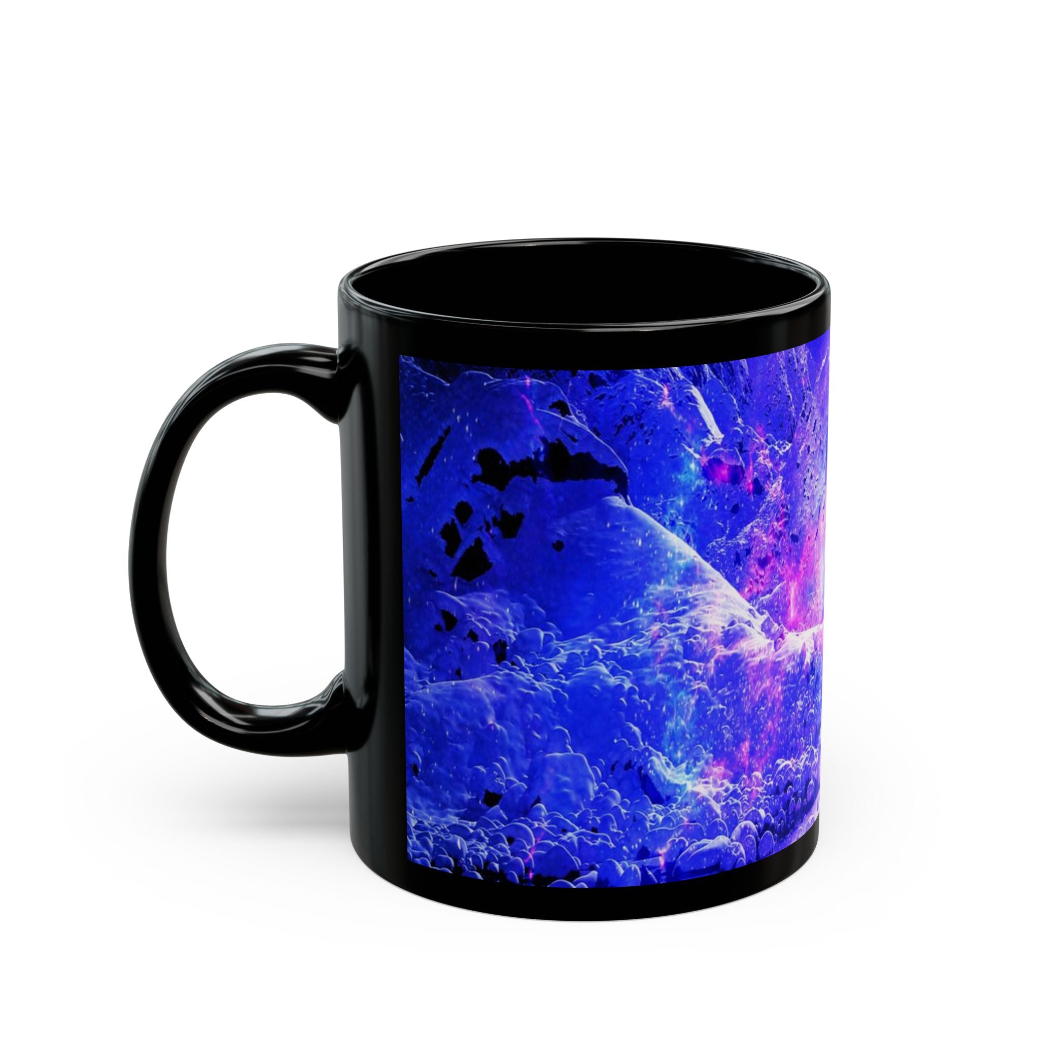 Amethyst Yule Night Dreams Black Mug