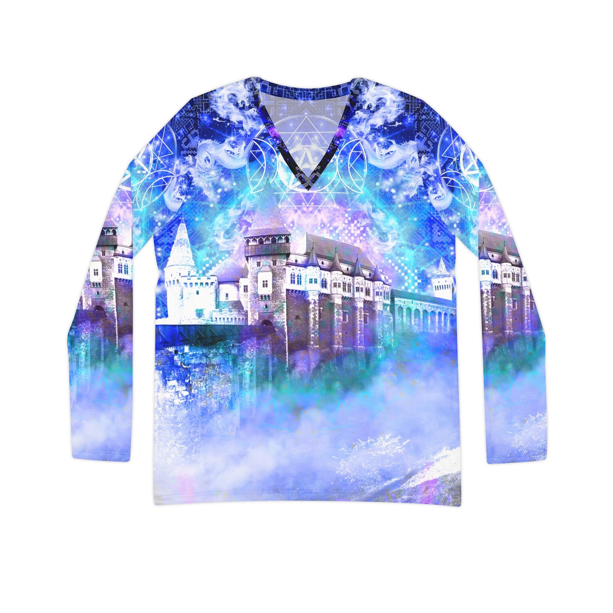 Amen Jin's Katerina's Eros & Psyche Dracularian Meditations Women's V-neck Shirt