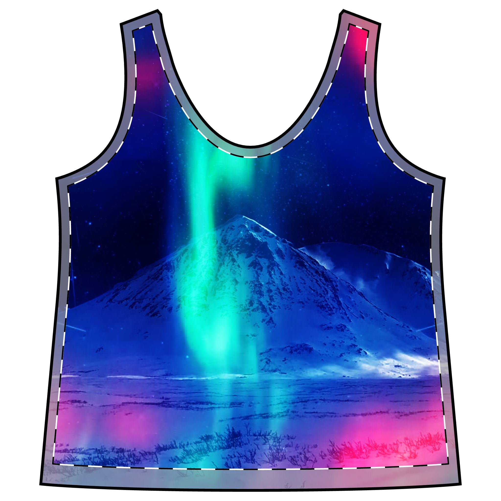 Lighted String Matanuska Dreams Women's Sporty Racerback Tank