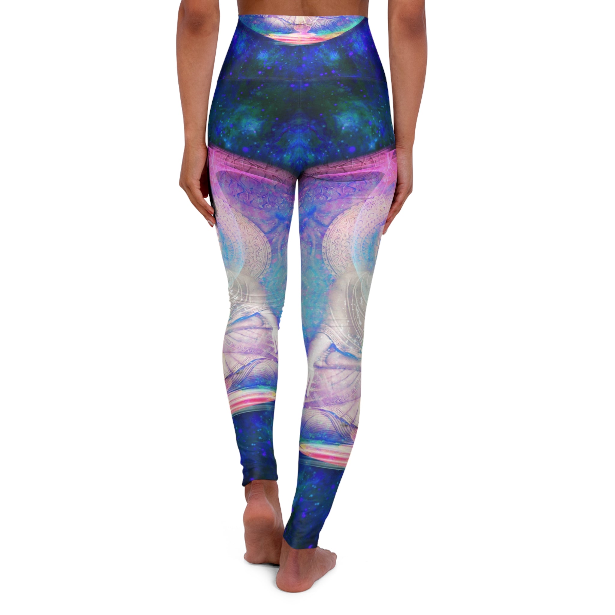 Amen Jin's Memories of Yesterday Stillness Desires High Waisted Yoga Leggings