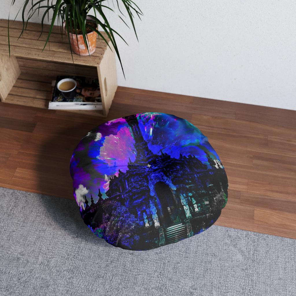 Creation's Bali DesiresTufted Floor Pillow, Round