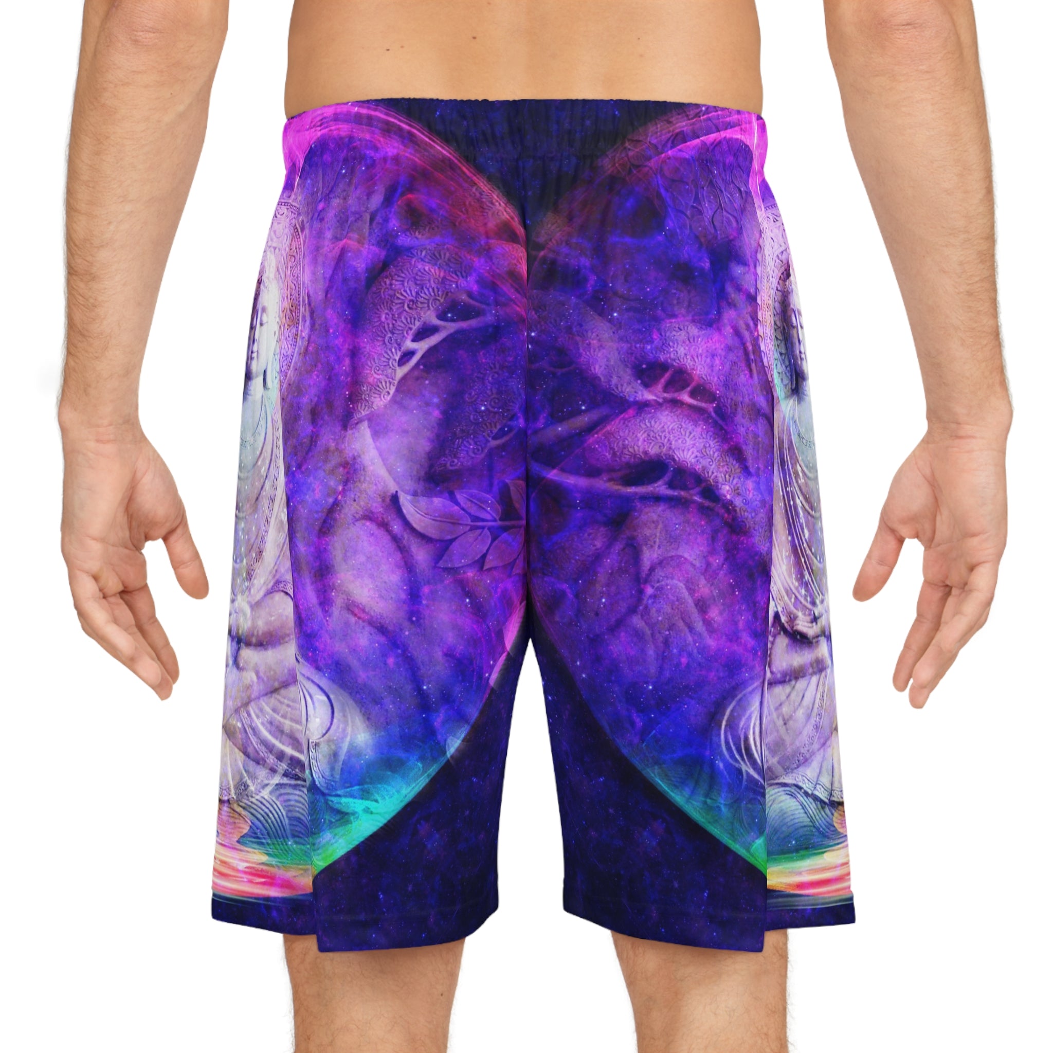 Katerina's Dragon's Eye Stillness Meditations Basketball Shorts