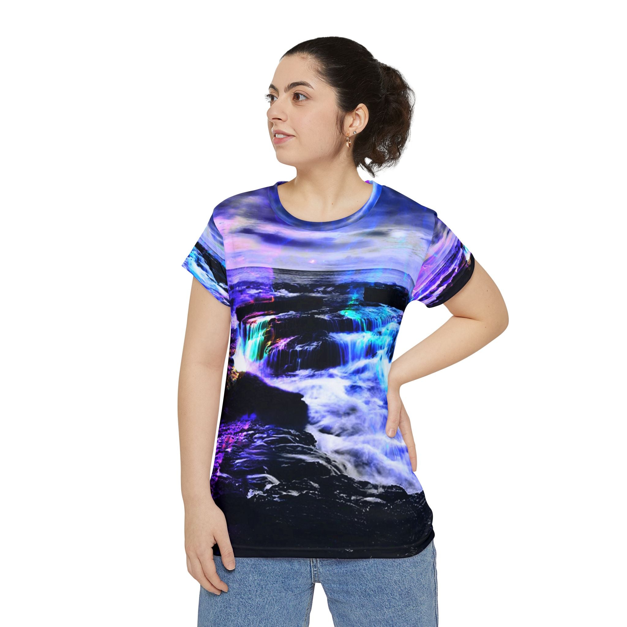 Ad Amorem Amisi Magkical Sea Dreams Women's Short Sleeve Shirt