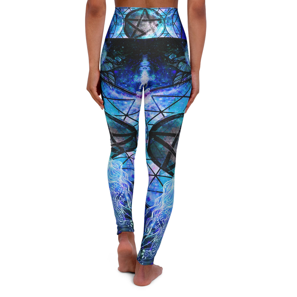 Amen Jin's Memories of Yesterday Magickal Awakening Meditations Yoga Leggings