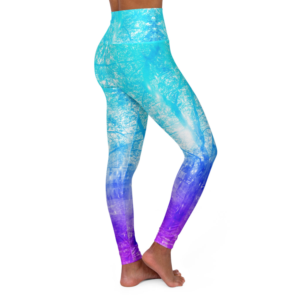 Vernal Tree Dreams High Waisted Yoga Leggings