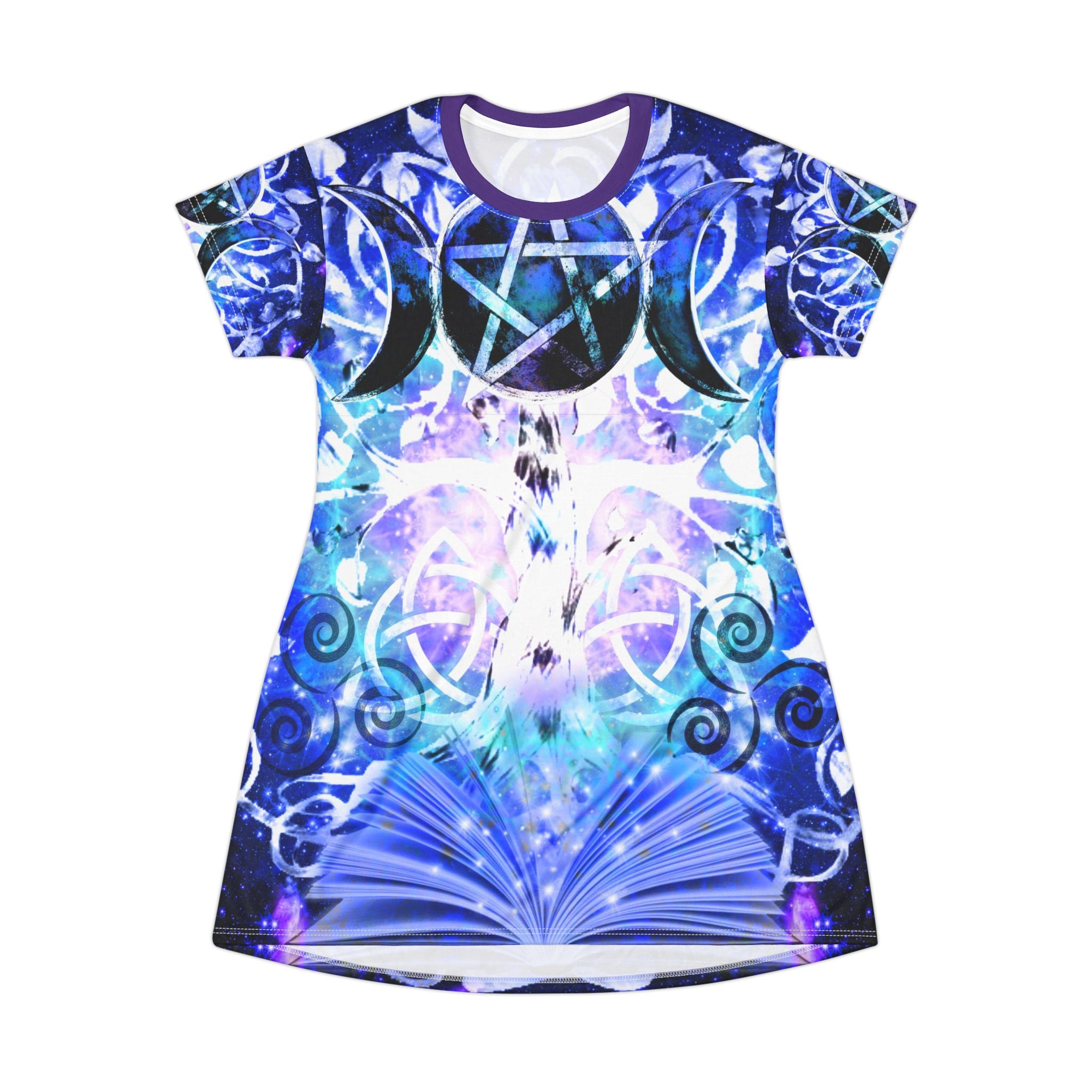 Amen Jin's Katerina's Eros and Psyche Celtic Meditations T-Shirt Dress