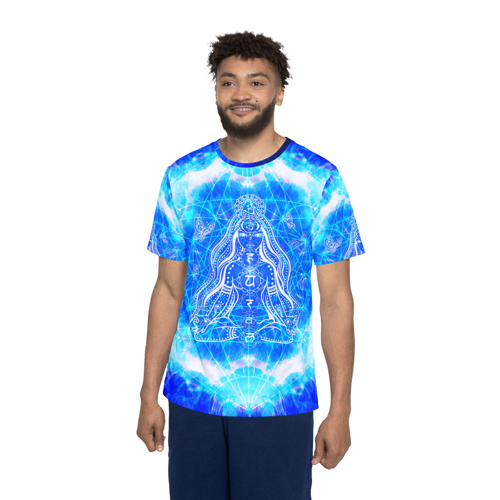 Amen Jin's Blue Sun Cosmic Meditations Men's Sports Jersey