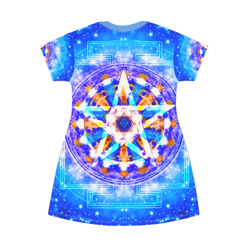 Katerina's Howl's Tomorrow Girl Beltane Meditations T-Shirt Dress