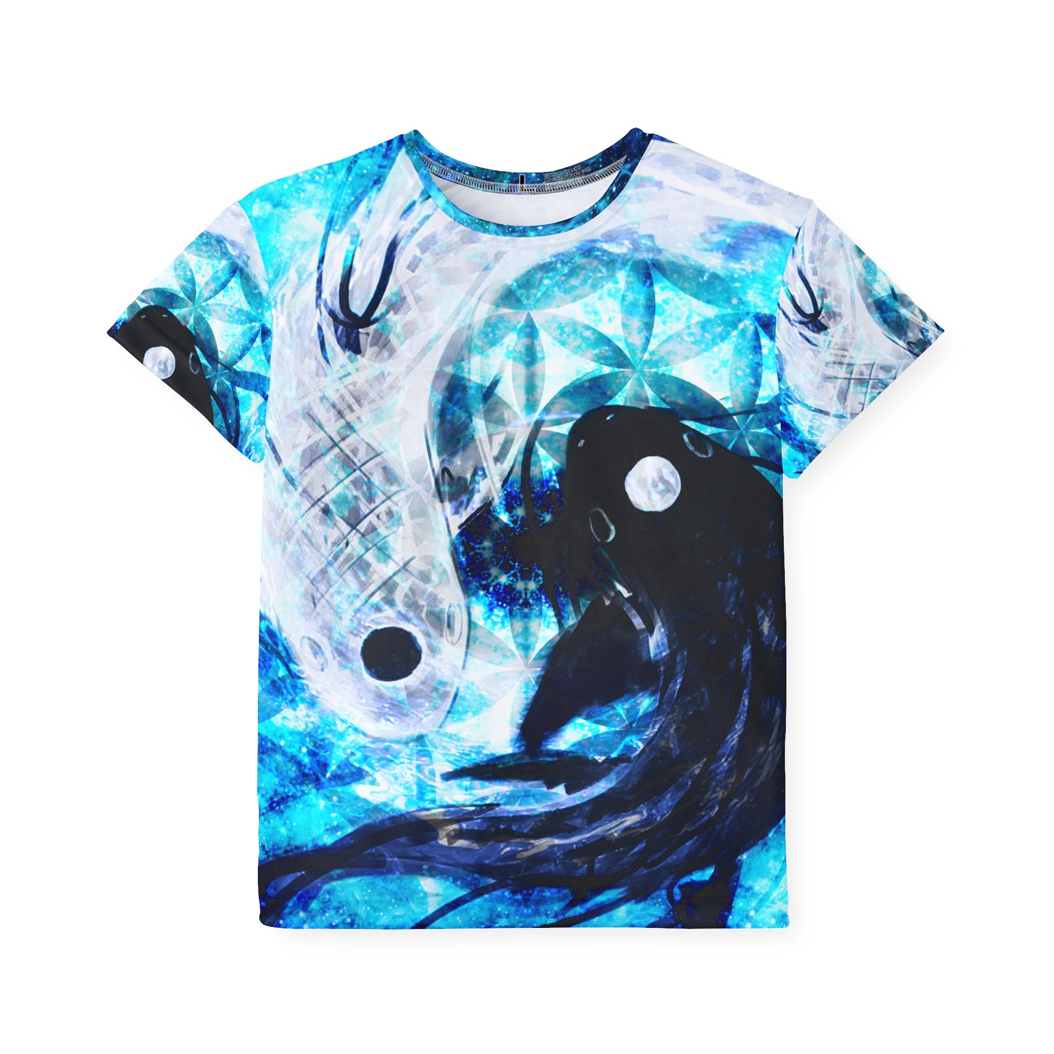 Amen Jin's all the White Horses Desires Koi Meditations Kids Sports Jersey