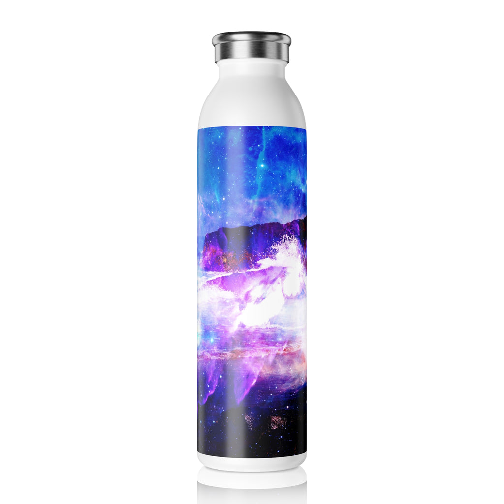 Ad Amoreum Amisi Somewhere on the Indian Ocean Dreams Slim Water Bottle