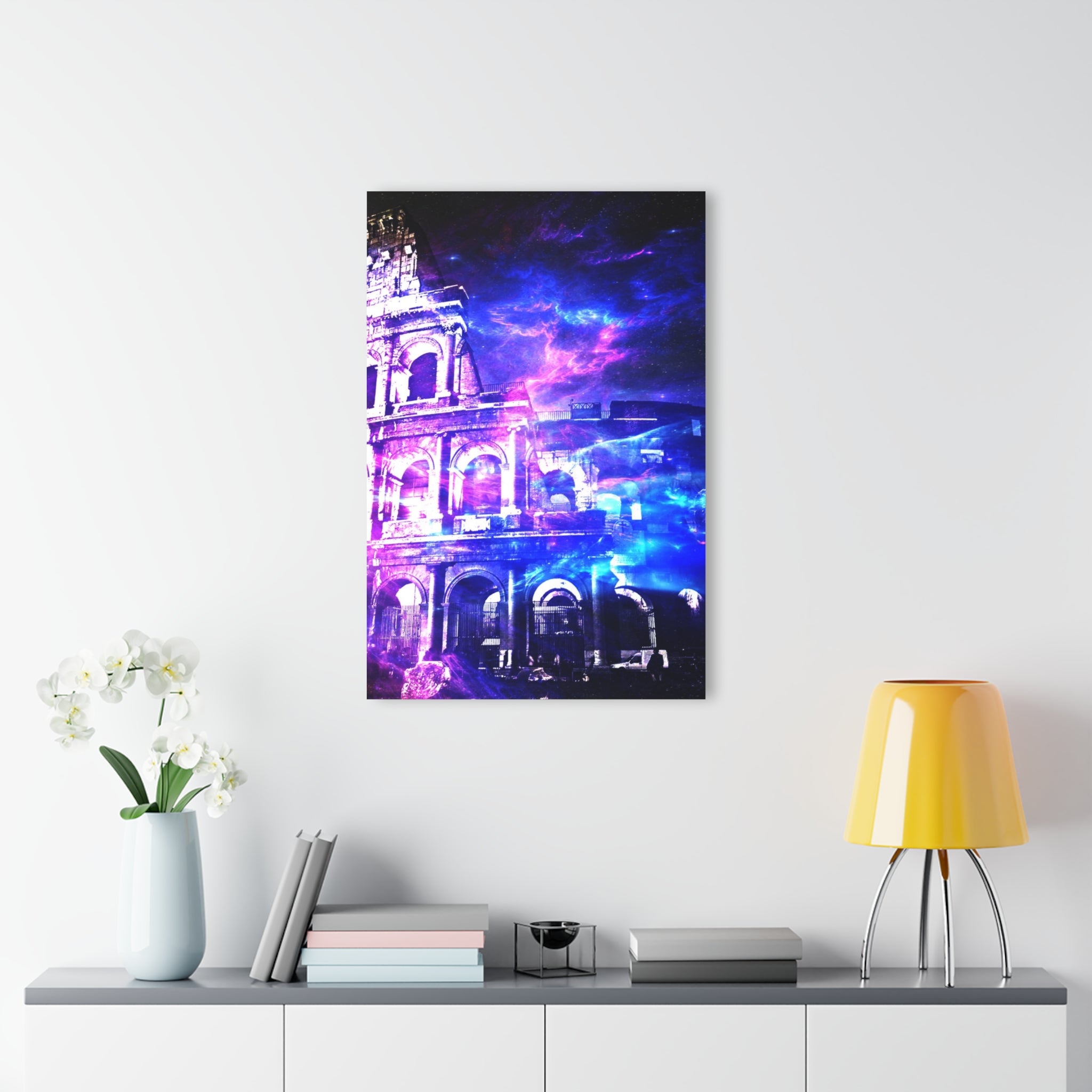 Amethyst Dreams of Roman Patterns Past Acrylic Prints (French Cleat Hanging)
