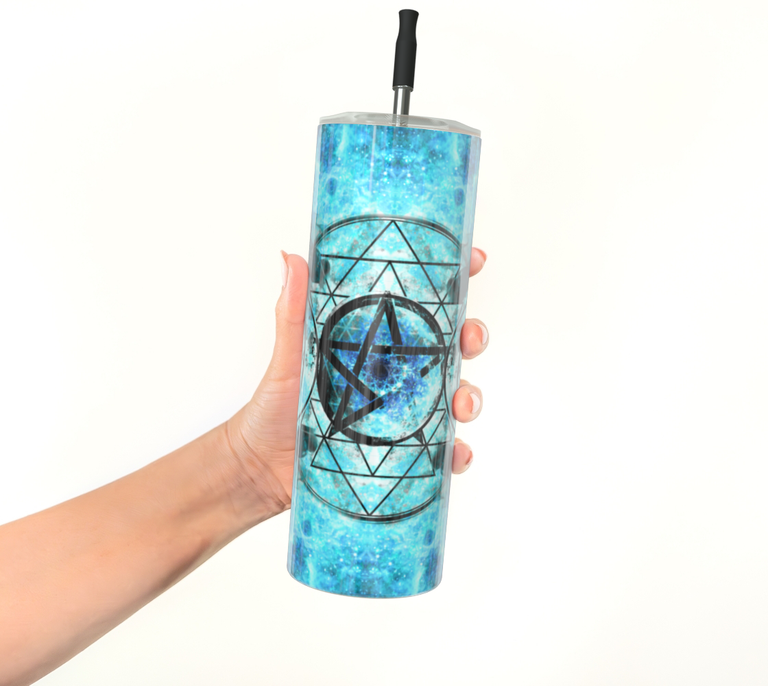 Amen Jin's all the White Horses Triple Goddess Meditations Stainless Steel Tumbler