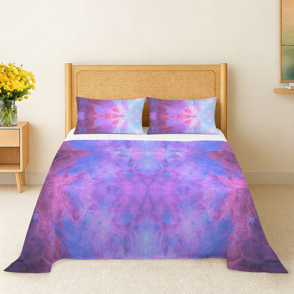 Katerina's Tomorrow Girl Desires 3-Piece Bedding Set (Bed Sheet + Pillowcases)  | Ships from USA
