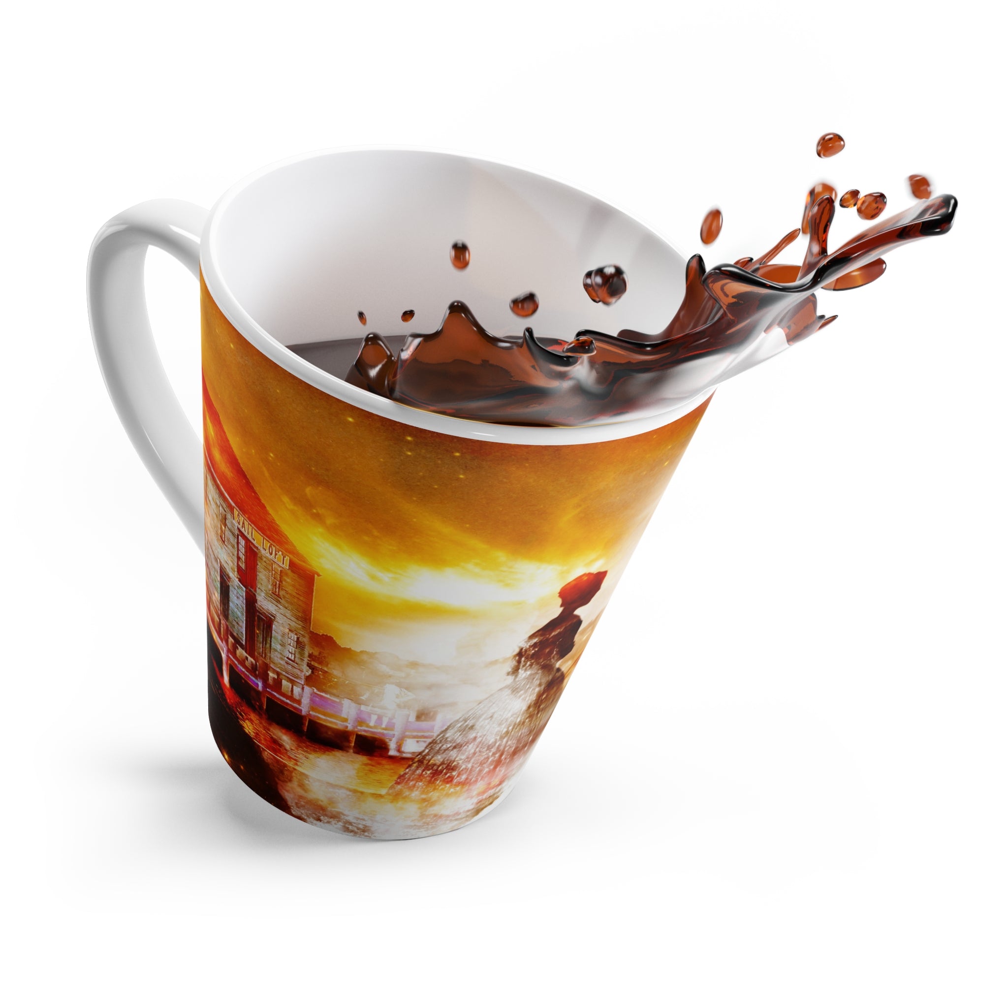 Samhain Eve Salem Harbor Dreams Latte Mug