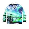 Katerina's Noel Yule Night Dreams Long Sleeve V-neck Shirt