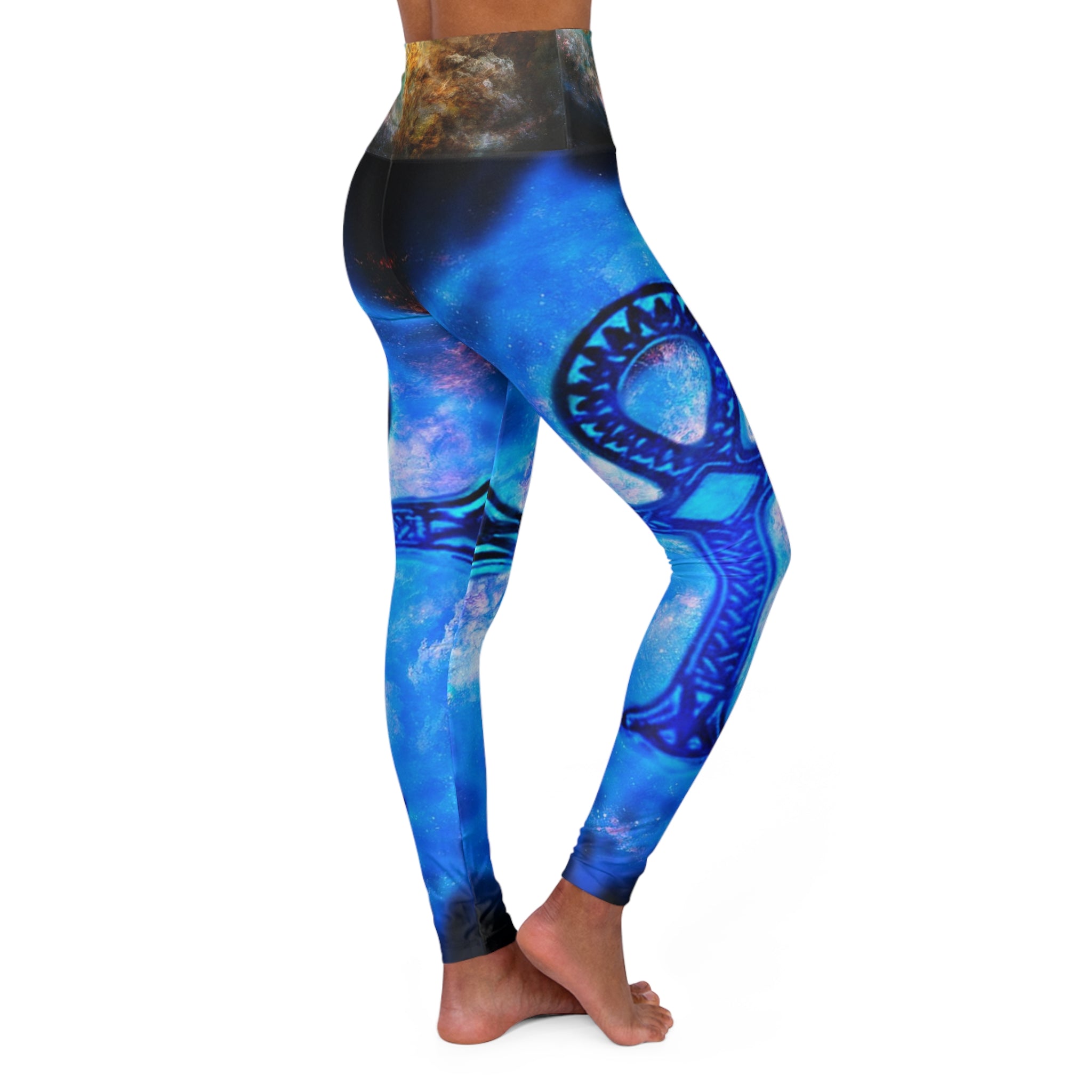 Breathe Again Ankh Dreams High Waisted Yoga Leggings
