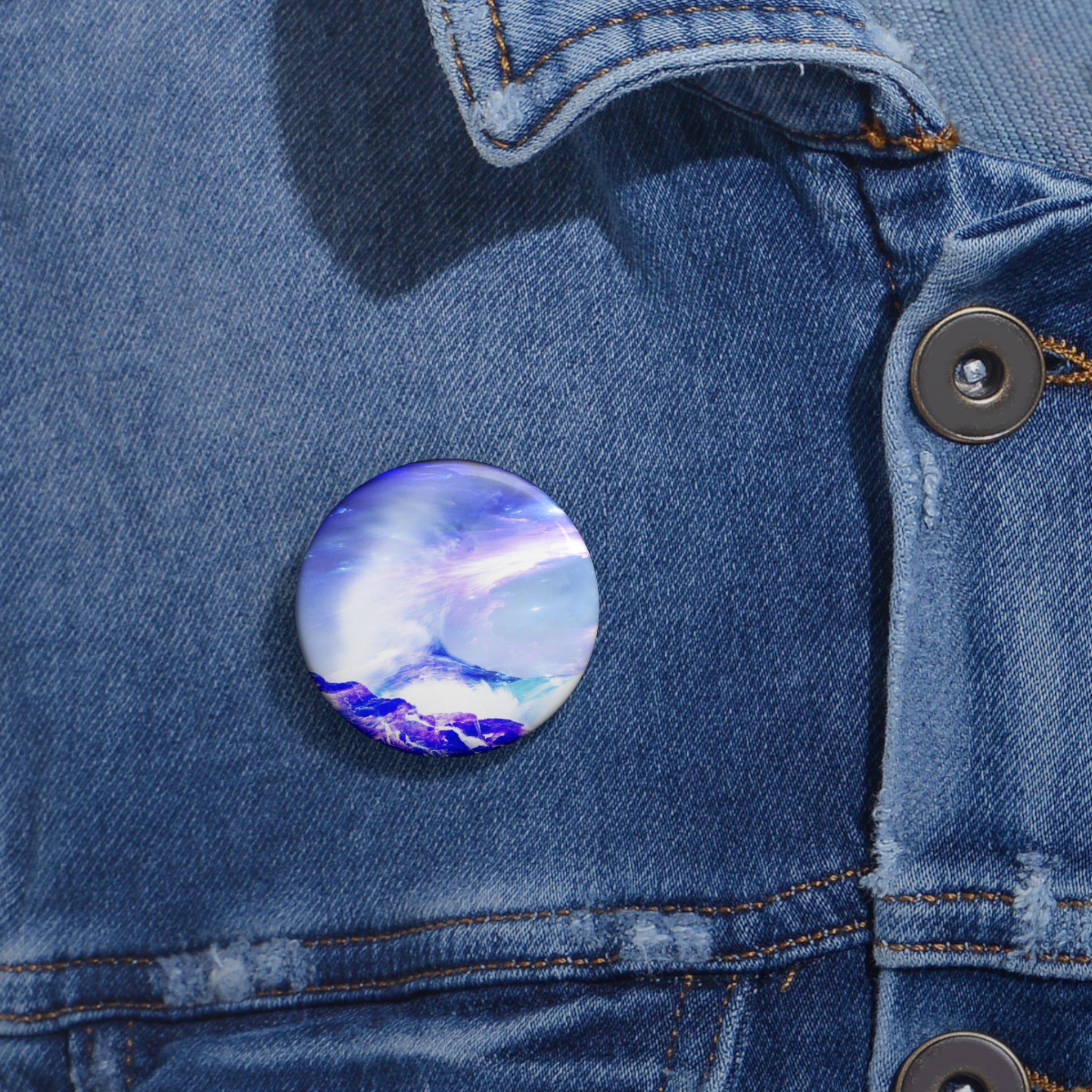 Ametyst Sapphire Serenity Bay Dreams Pin Buttons