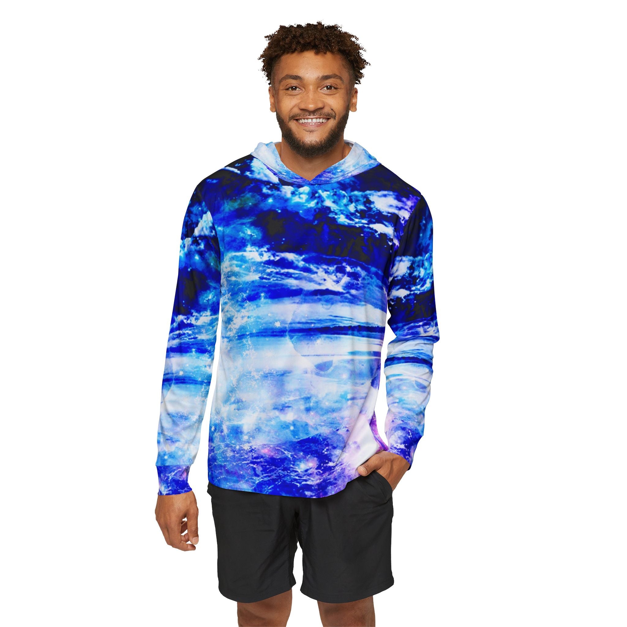 Creation's Heaven Dancing Sea Dreams Men's Sports Warmup Hoodie